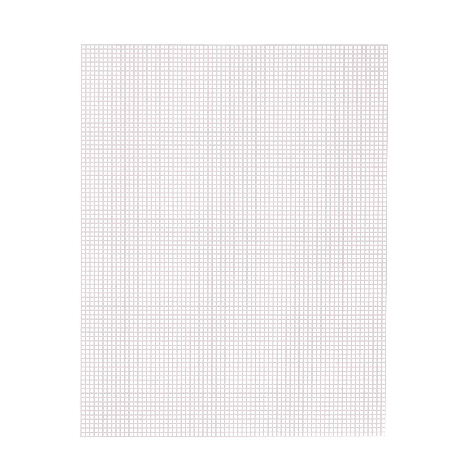 Sac Toile Lot 12 Toiles Plastique 33.5x26cm - Grille 2.5mm Pour Point De Croix, Broderie, DIY - YOUNTHYE Canevas Plastique