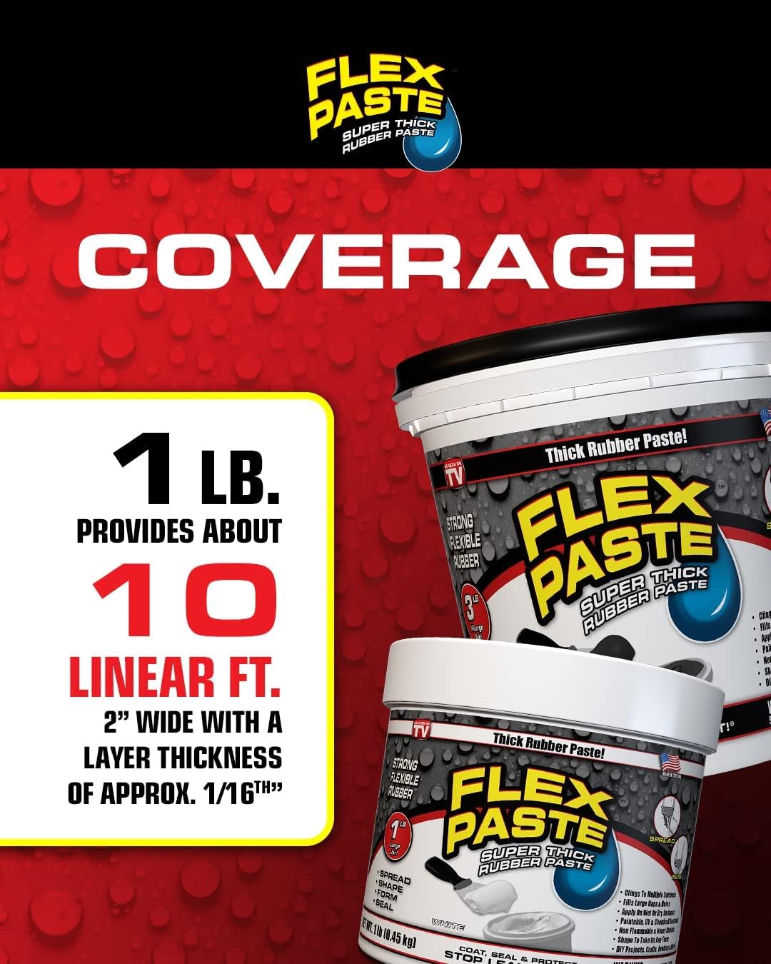 Flex Paste 1 lb Jar (Black) - - 