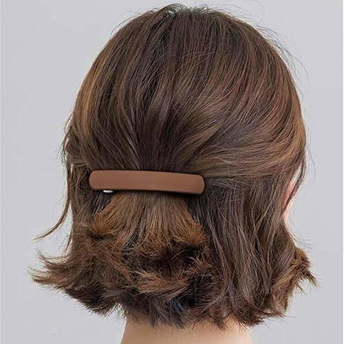 Vista 13 de Fsmiling Pasadores de pelo para mujer, pasador de pelo francés, pinzas pequeñas de acetato para el cabello, pasador antideslizante, accesorios