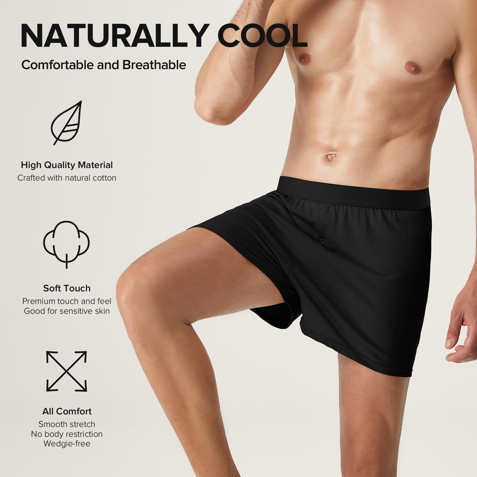 Natural Feelings Calzoncillos bóxer de Hombre