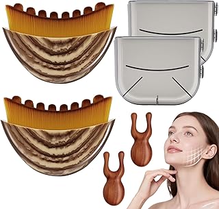 Cepillo facial de contorno linfático, cepillo...