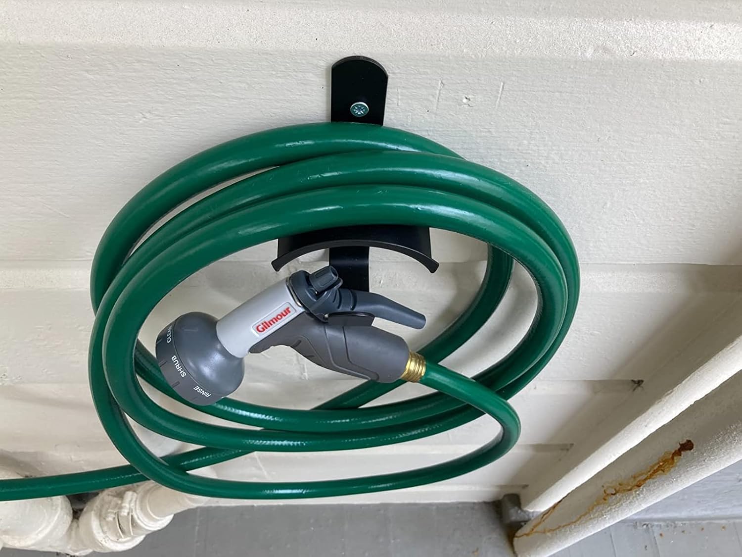 MHY Garden Hose Hanger - Durable Hose Holder Wall Mount - Outside Storage Hook and Water Hose Reel - Suitable for Garden, Garage，Yard Wall Mount Water Hose Holder image 3
