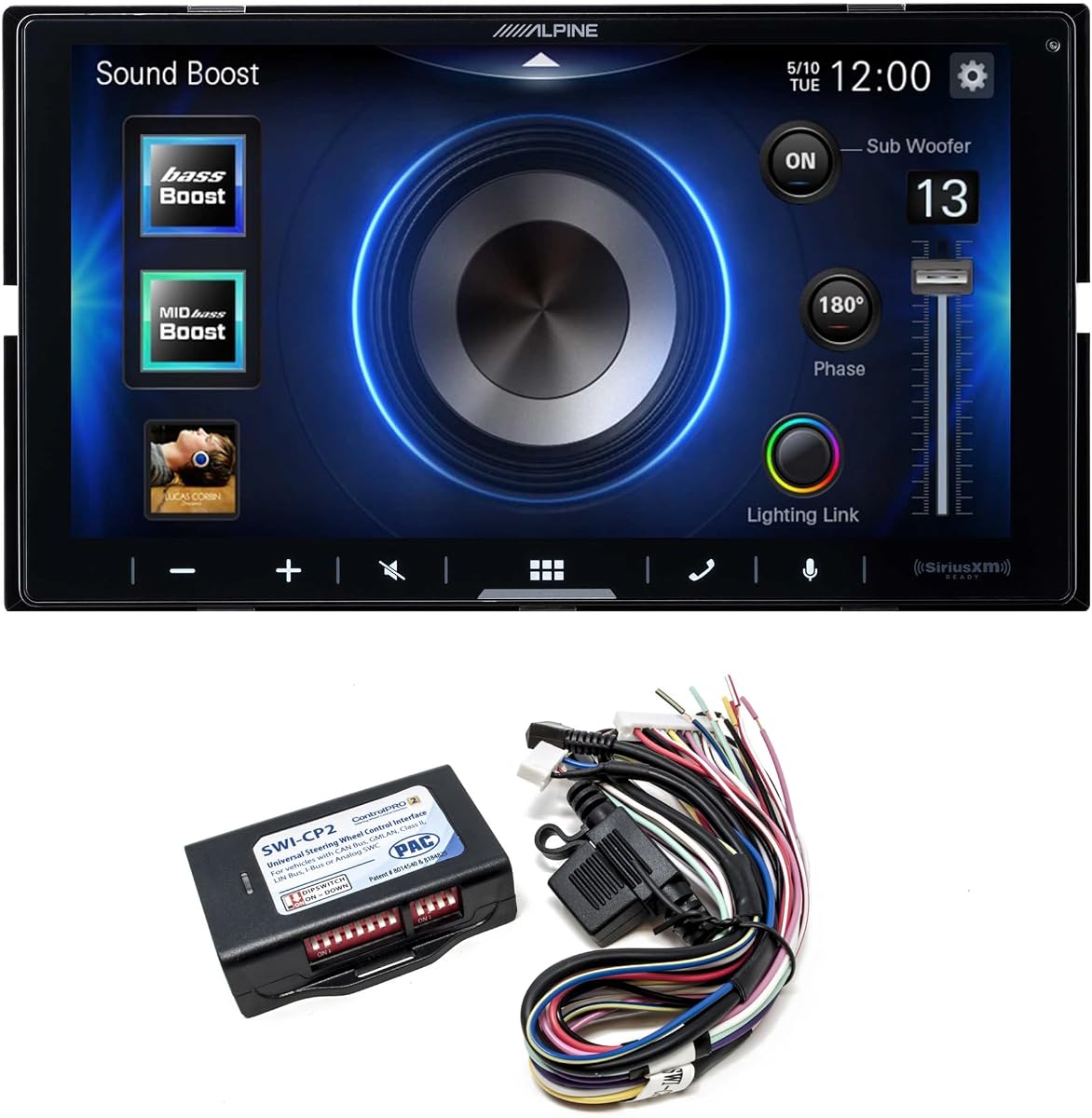 Receptor Alpine ILX-W670 de 7 pulgadas + interfaz de volante SWI-CP2