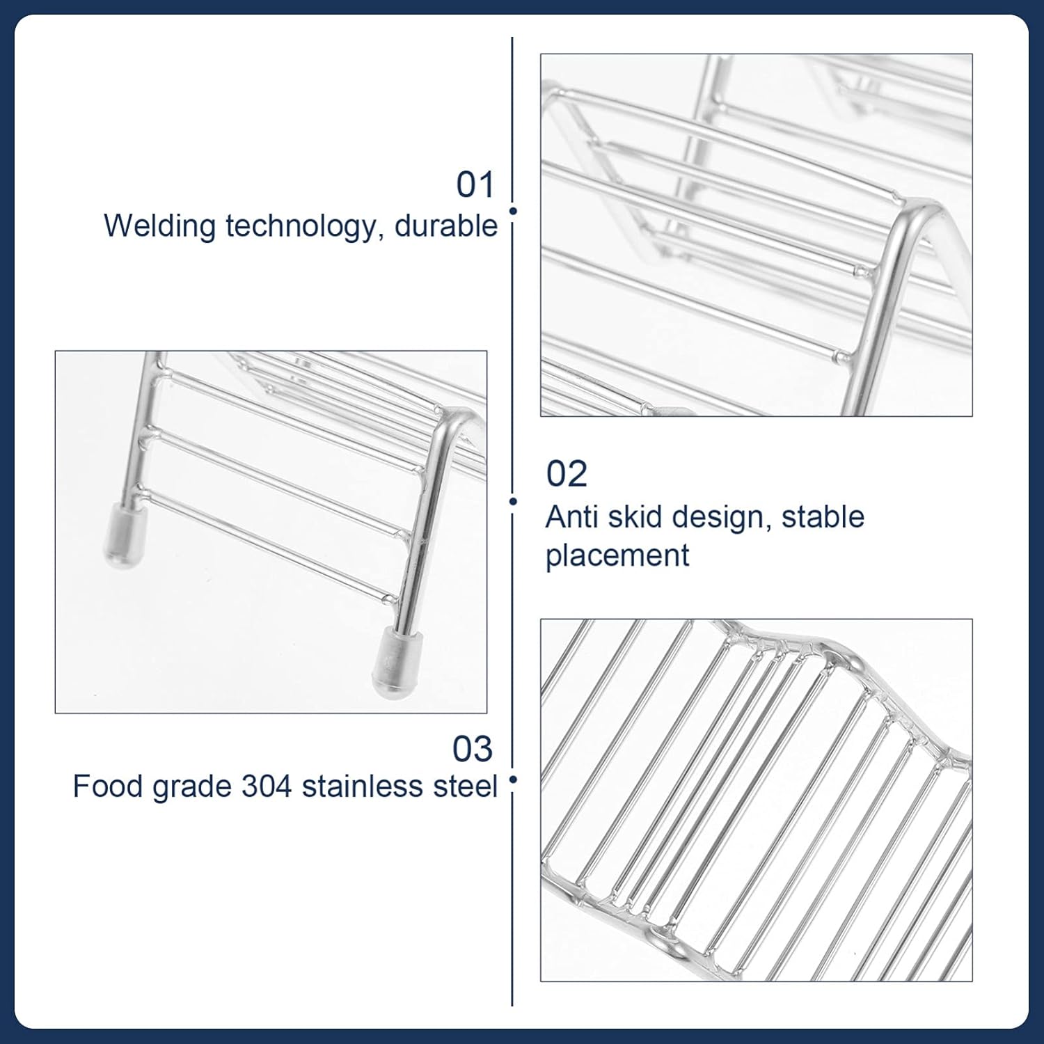 1pc Baking Home Tortilla Up Steel Pancake Holders for Holder Stainless Crepes Stackable Tray Supplies Shell Display Practical Party Or Mexican Kitchens Table Stand Food Stand (Color : Silver,
