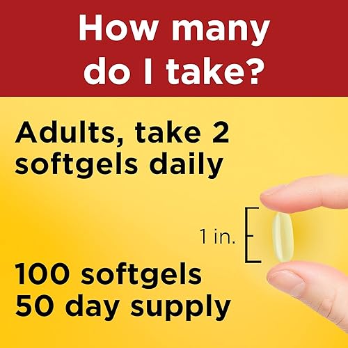 Miniatura 6 de Nature Made Aceite de pescado Omega-3 1200 mg 100 cápsulas blandas 1328 1