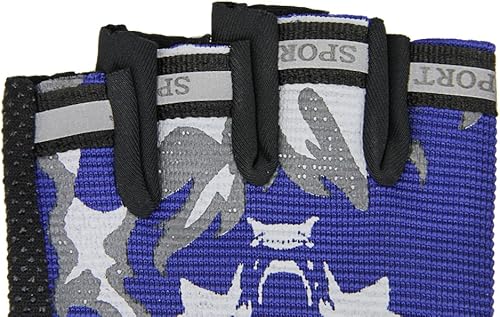 Miniatura 10 de Guantes de ciclismo sin dedos para niños transpirables antideslizantes que absorben los golpes guantes de bicicleta de medio dedo guantes deportivos