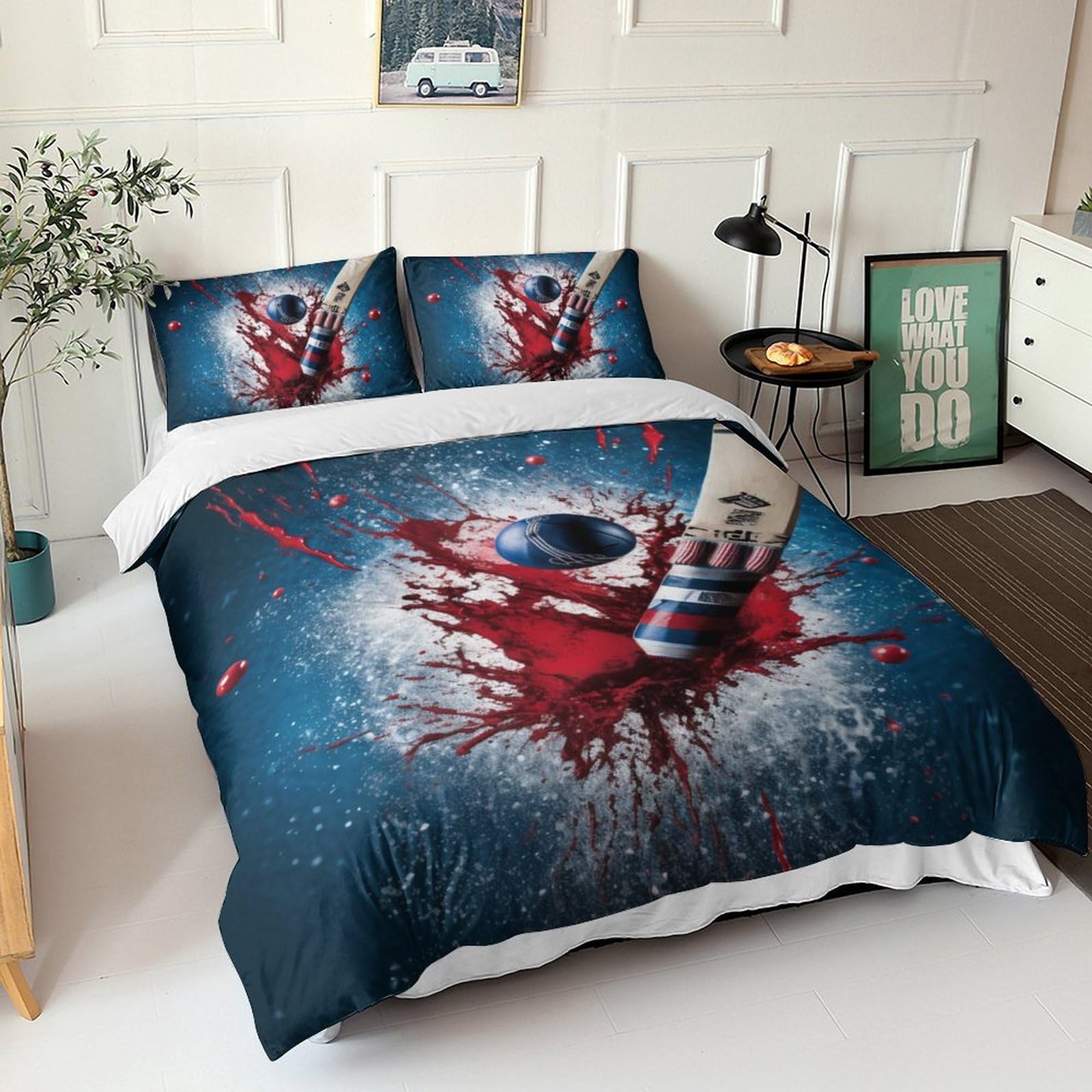 Parure de lit baseball King size pour relooker une chambre d'adolescent