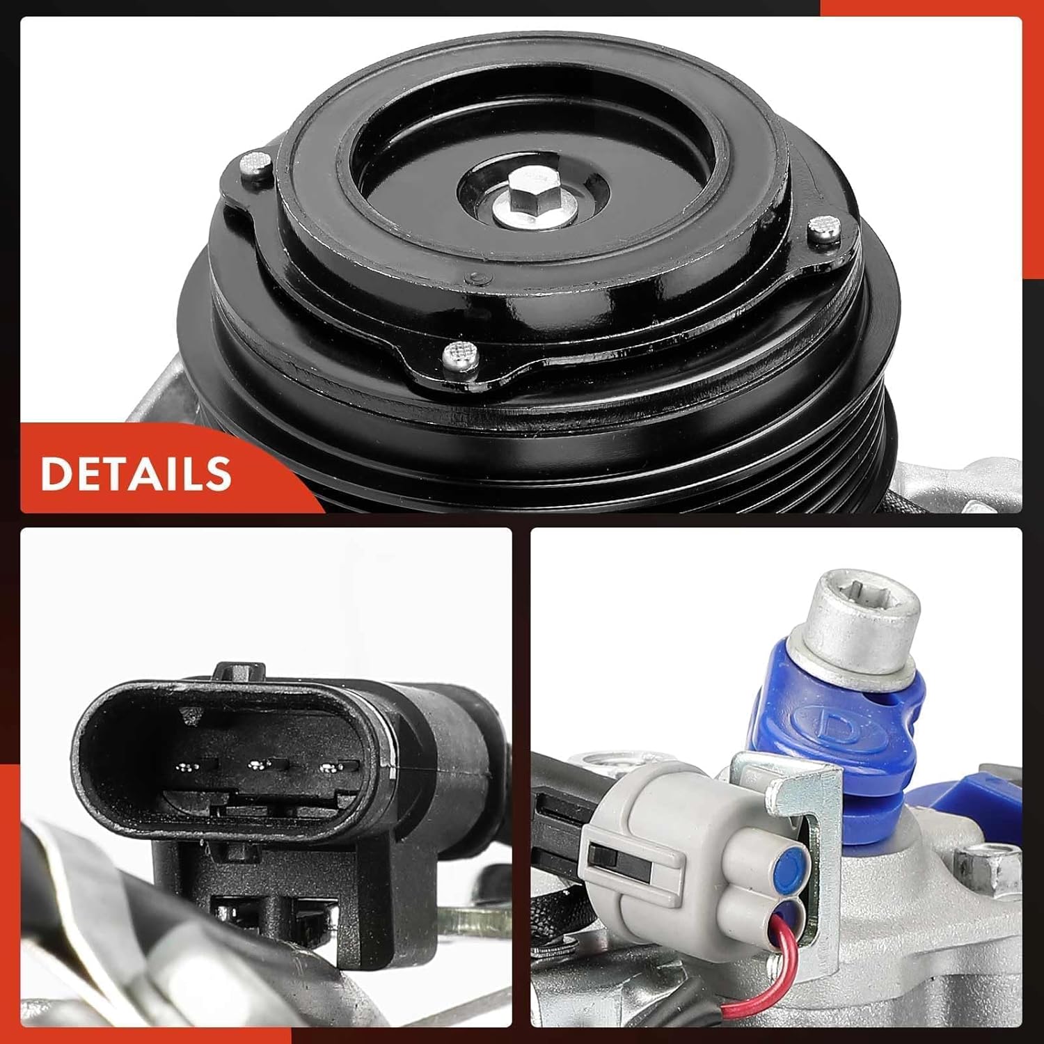 A-Premium Air Conditioner AC Compressor with Clutch Compatible with Mercedes-Benz E350 2013-2014, ML350 2013-2014, GLK350 2013, V6 3.5L