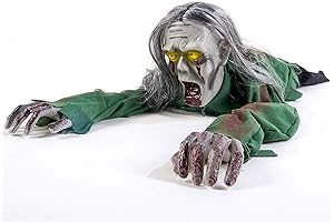 Halloween Scary Yard Decorations: Spine-Tingling Crawling Ghost for a Haunting Ambiance