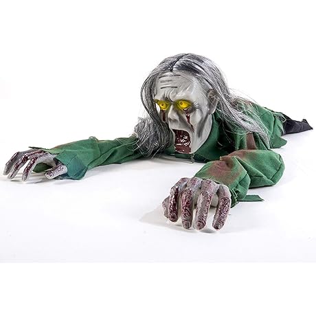 Halloween Scary Yard Decorations: Spine-Tingling Crawling Ghost for a Haunting Ambiance