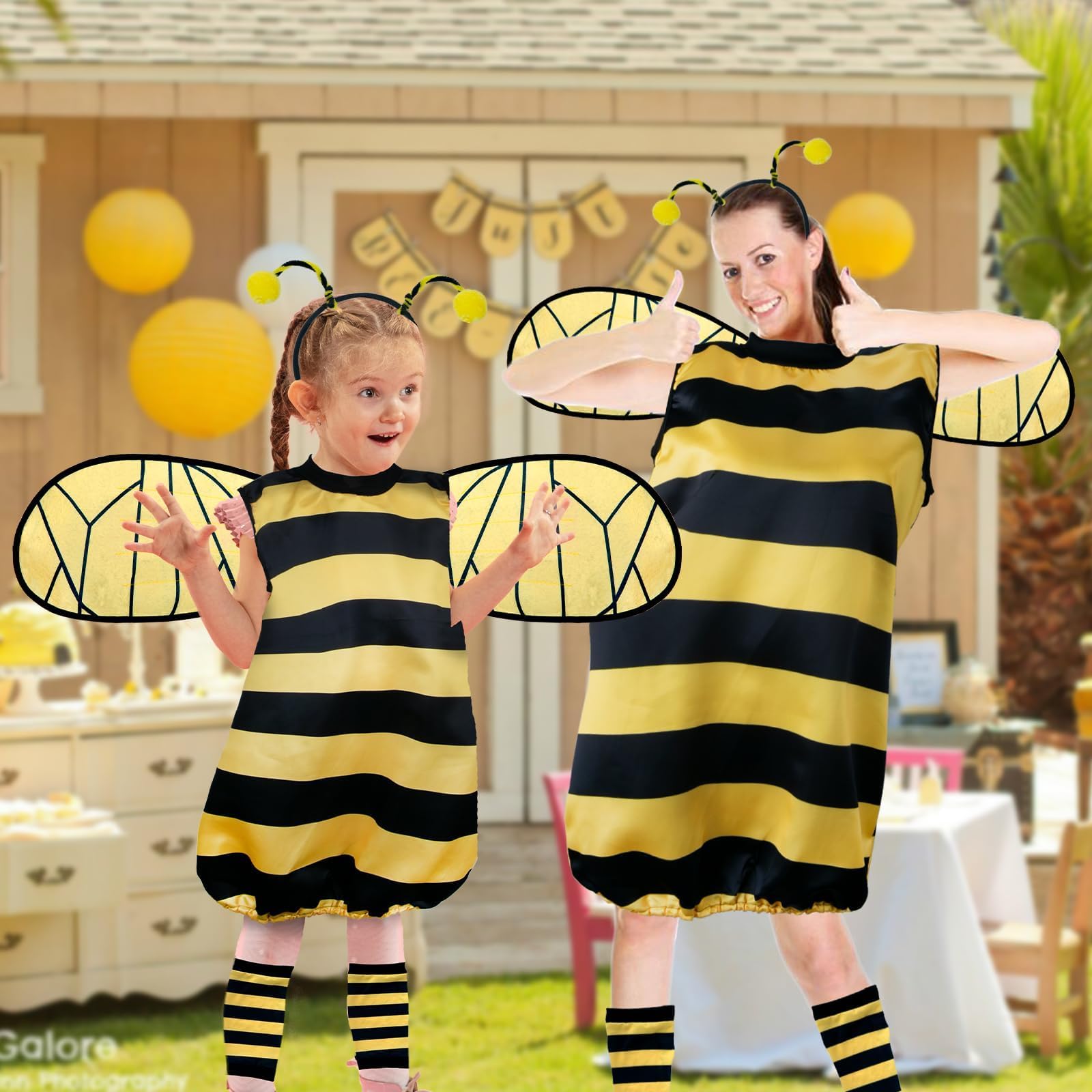 Aitsite Bienenkostüm Kinder – Süßes Biene Kostüm für Karneval, Cosplay, Mottopartys & Fasching, Verkleidung für Jungen Mädchen von 3–10 Jahren