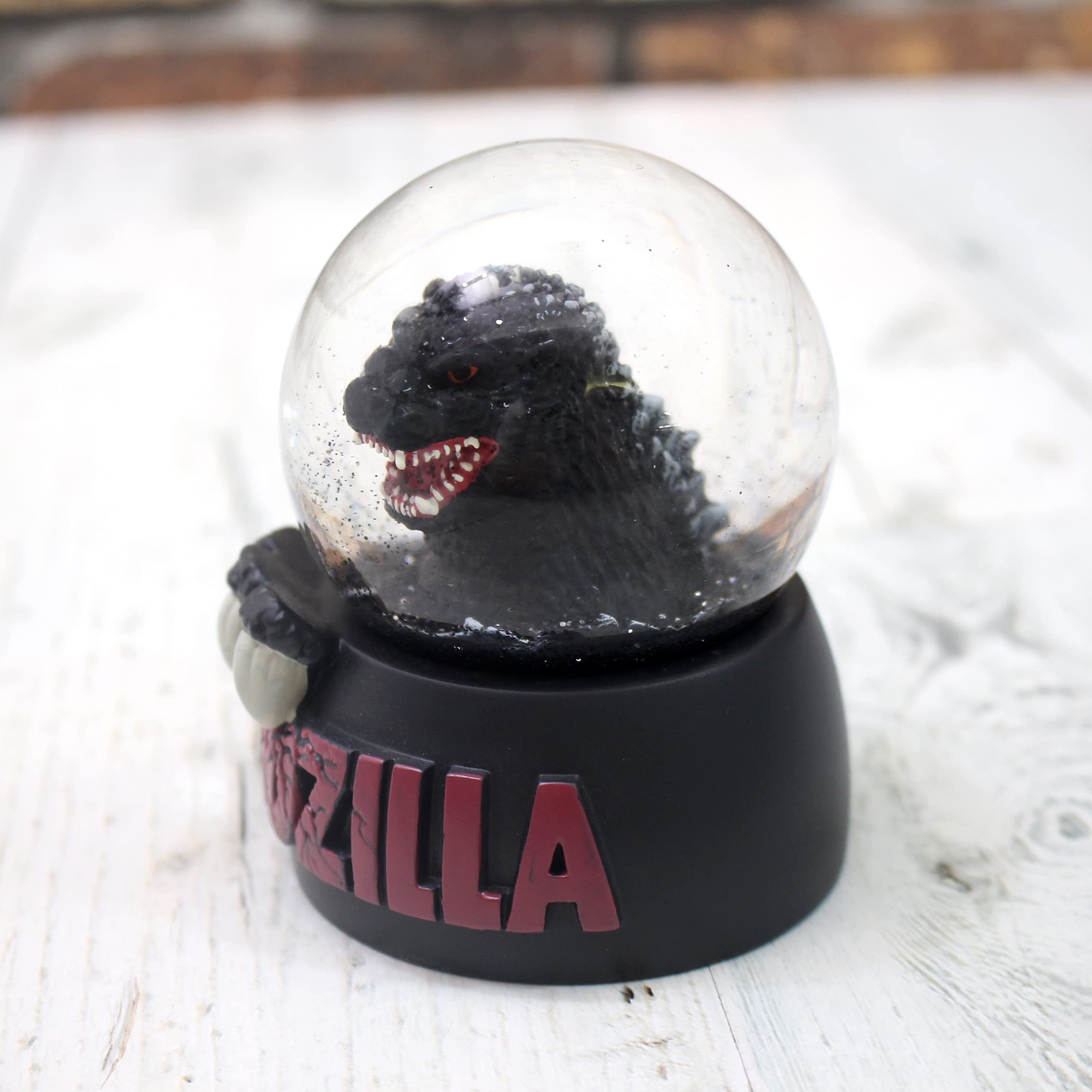 Forkart Godzilla Snow Globe Godzilla Head Width 2.7 x Height 3.3 x
