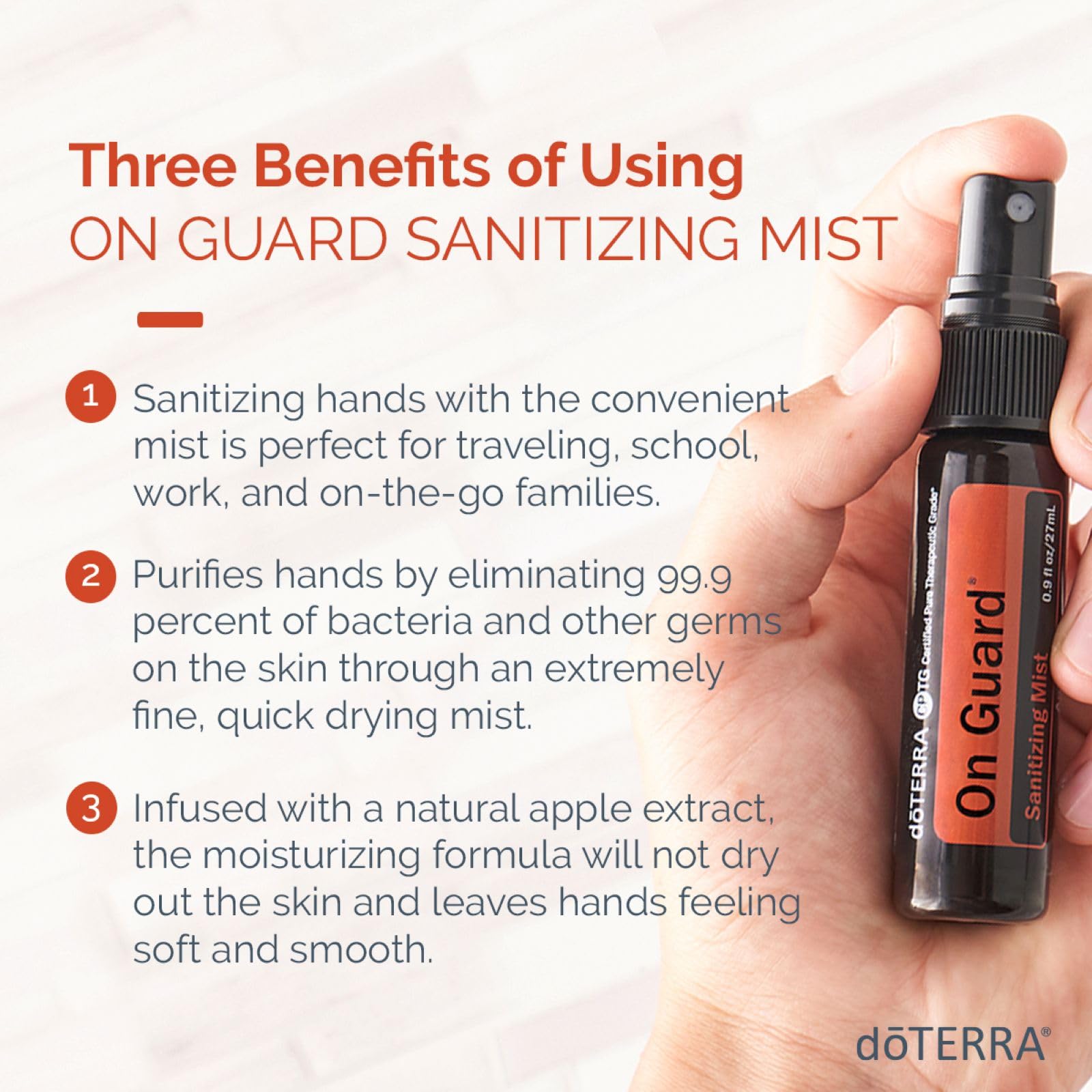 Amazon.com: doTERRA On Guard Sanitizing Mist - 27mL (5 Pack