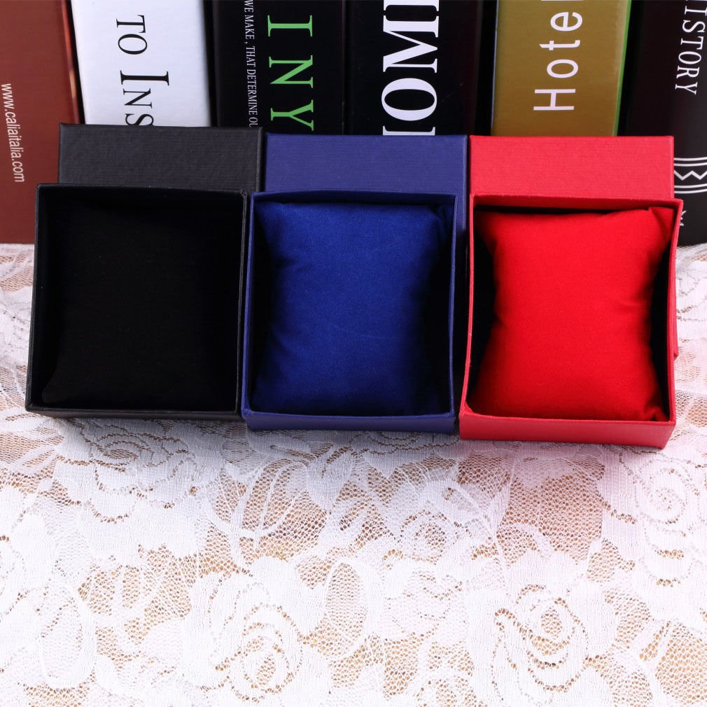 Présentoir Coffret Boîte À Montre En Bois Avec Coussin Amovible Pour 20 Montres Rangement Noir