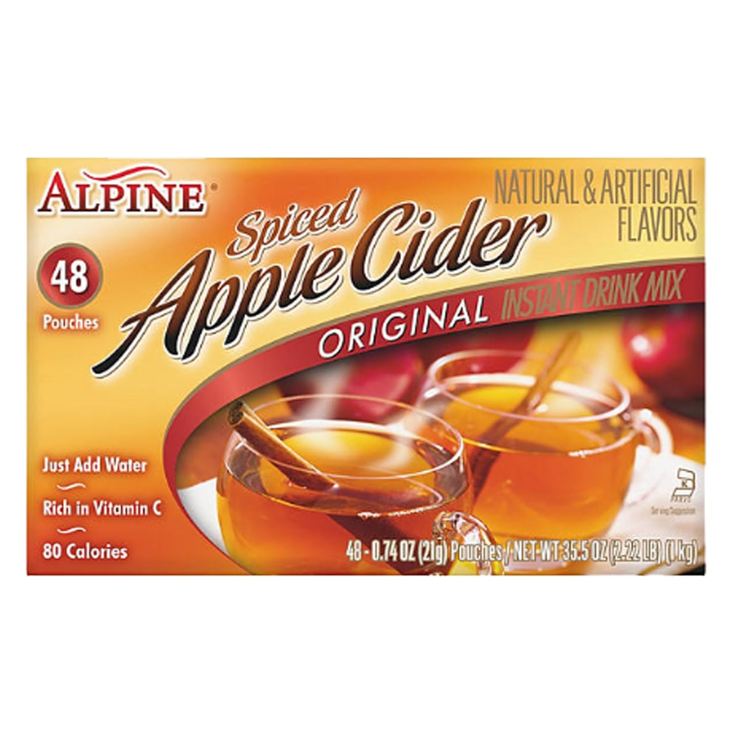 Alpine Spiced Apple Cider Instant Drink Mix (48 pk, 1 Pack