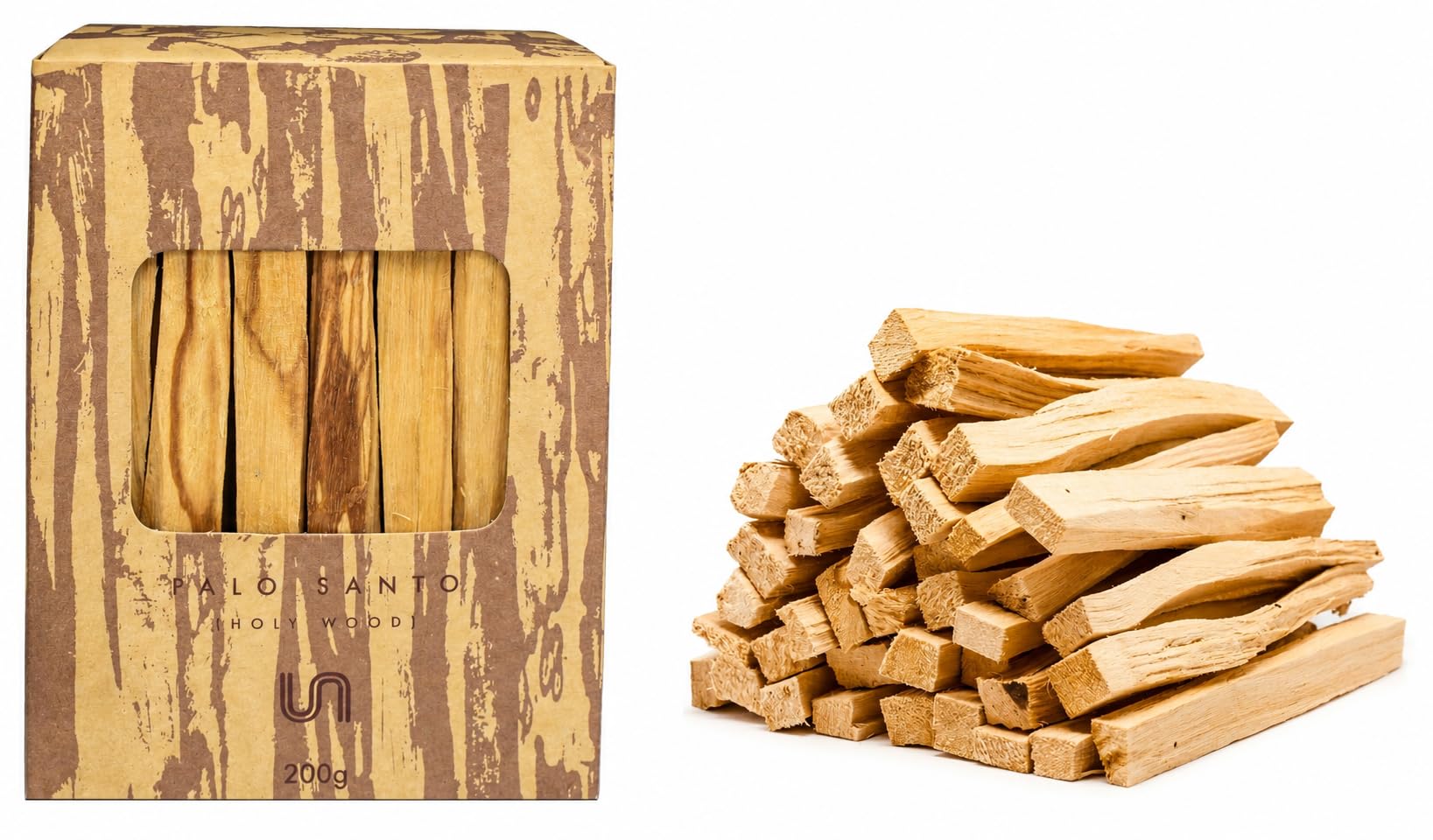 Bastoncini di incenso Palo Santo, 200 grammi (circa 26-36 bastoncini), legno sacro, per guarigione, meditazione e sollievo dallo stress e supporto per tutto il corpo, raccolto selvatico, 100% naturale