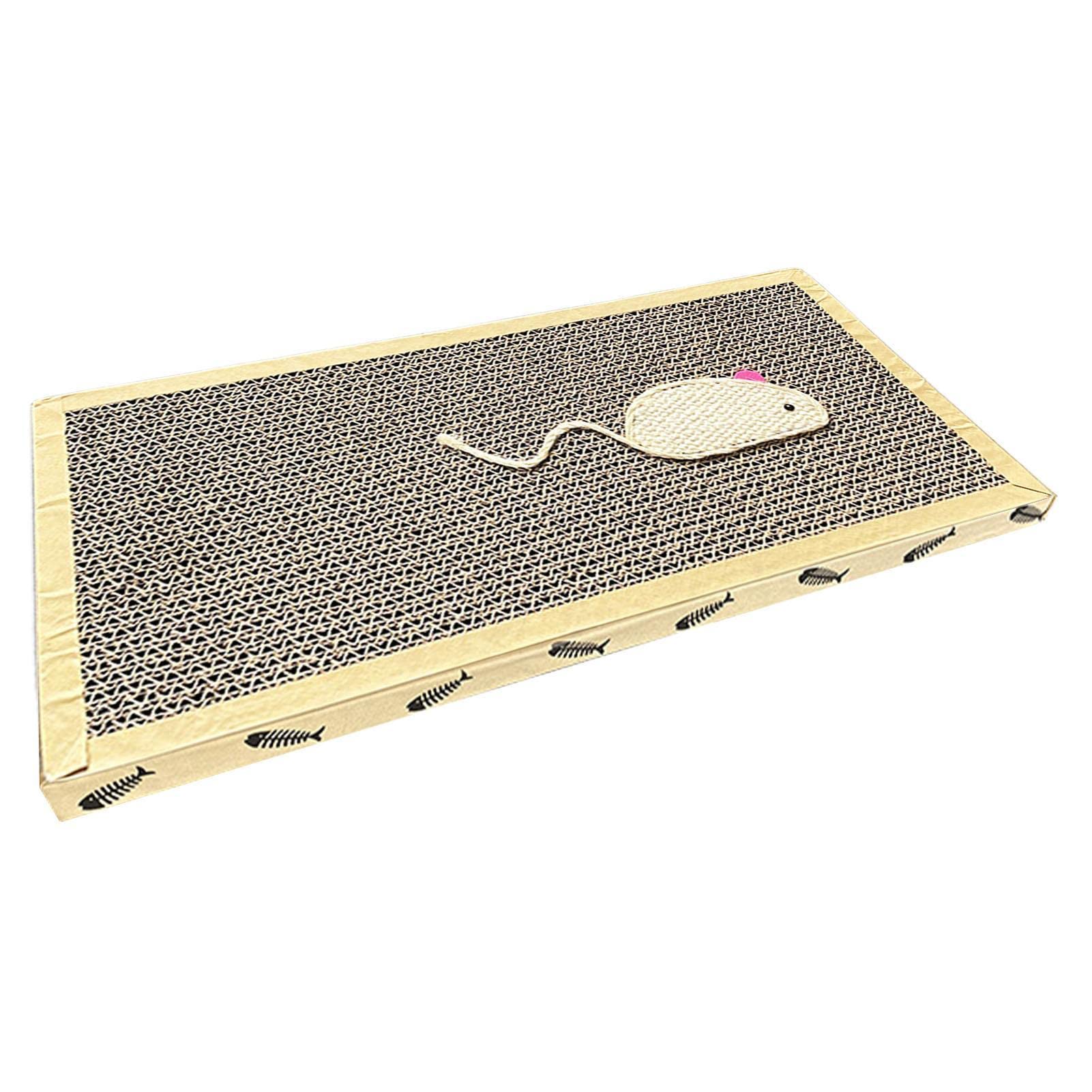 HOMRAA Cat Scratching Board | Cardboard Cat Scratcher Pad - Double-Sided Cat Scratching Posts for Indoor Cats Kitten Toys, Protect Carpets and Sofas