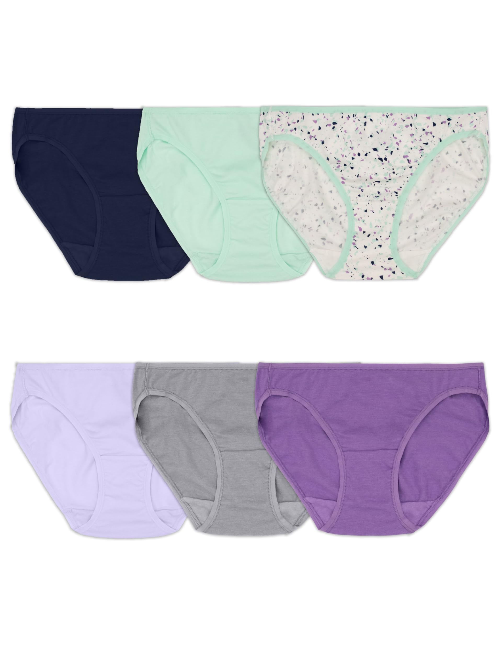 Fruit of the Loom Women's 360° Stretch Underwear, High Performance Stretch for Effortless Comfort, Available in Plus Size