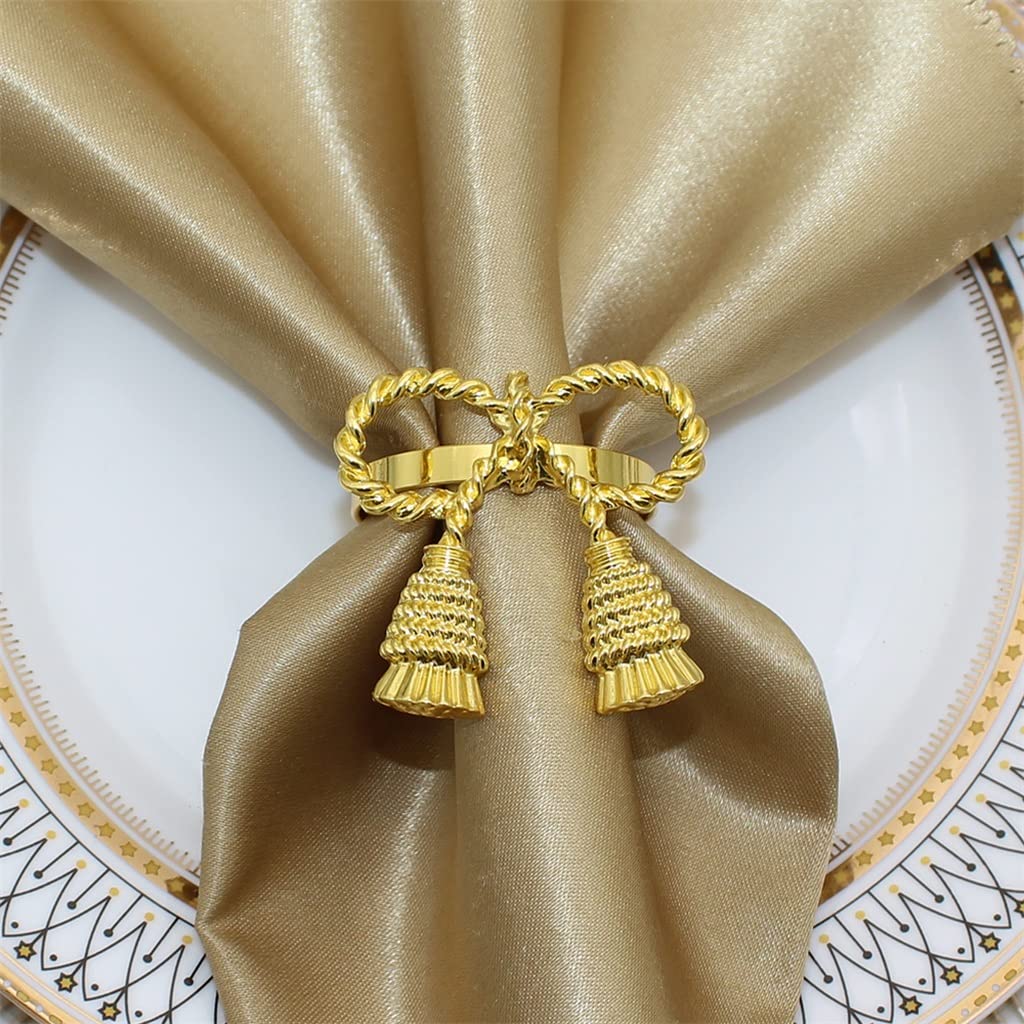24/pz Anelli per tovaglioli Dorati Porta tovaglioli a Farfalla in Metallo per Decorazioni da tavola per Matrimoni, cene e Feste di Natale (D Come Mostrato)