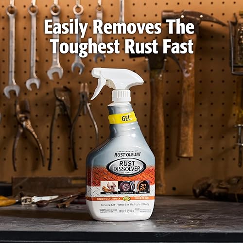 Vista 12 de Rust-Oleum Eliminador de óxido para remojar y bañar; removedor de corrosión resistente para herramientas metálicas, automóviles, bicicletas