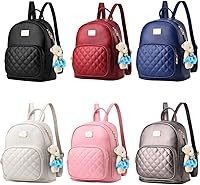 Vista 2 de Mochila imitación de piel con monedero para mujer