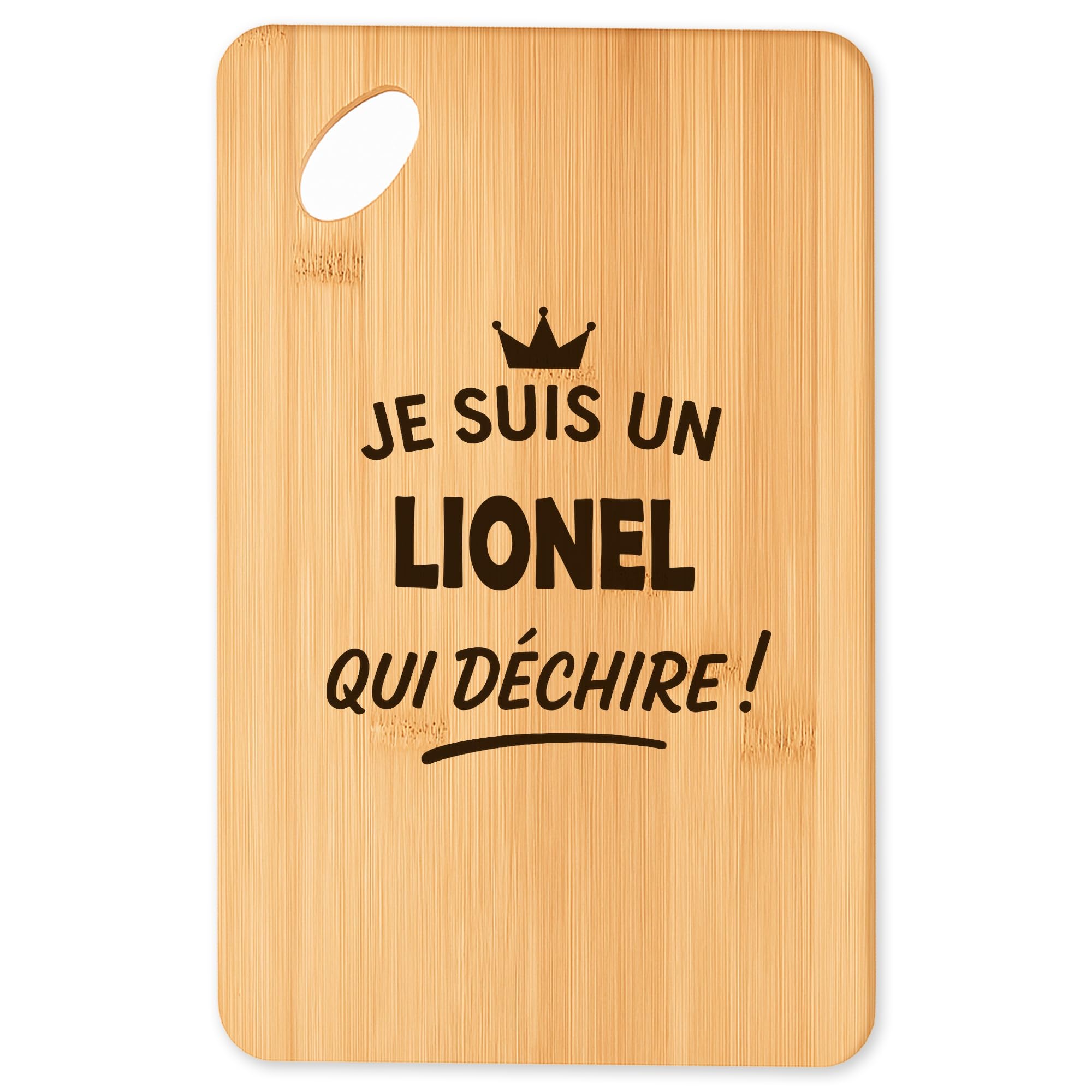 Planche à découper en bambou Lionel et plateau apéro