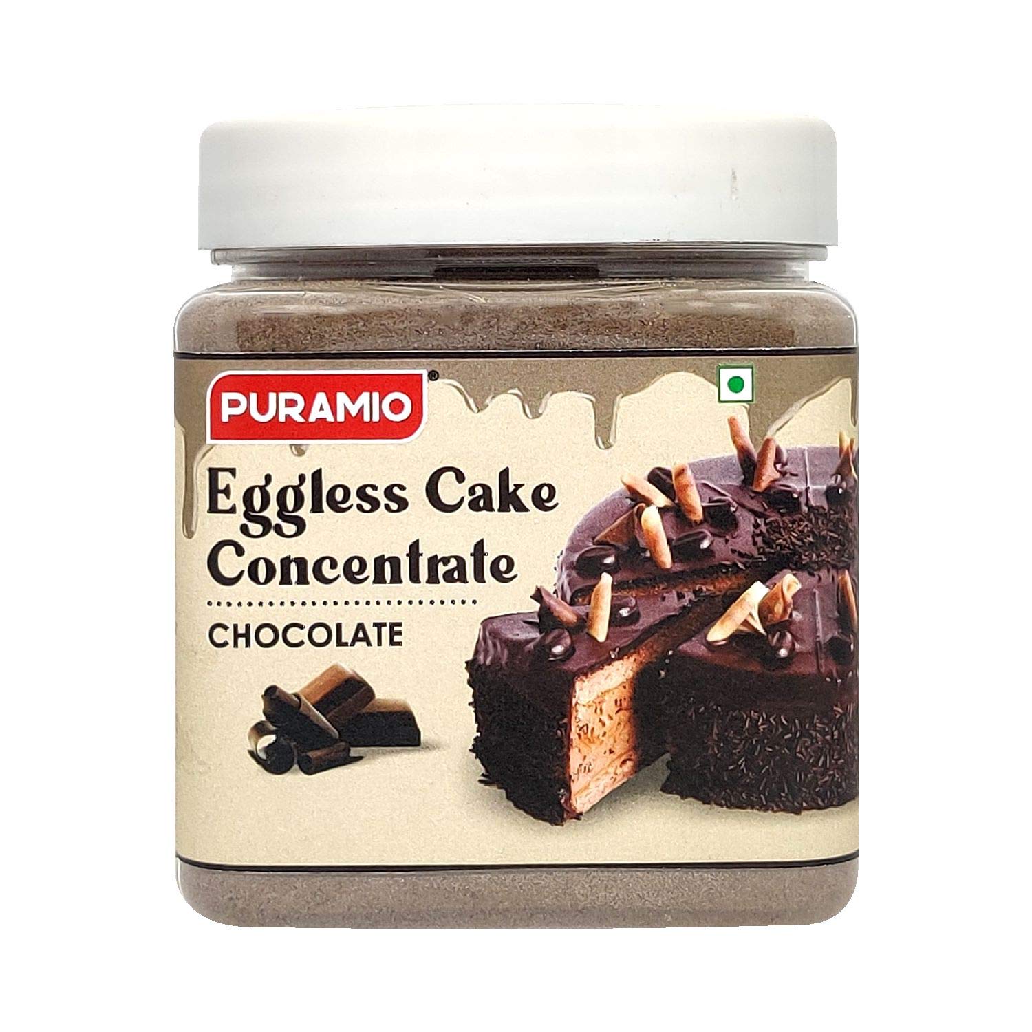 Puramio EGGLESS Cake Concentrate - Chocolate (For Chocolate & Plum Cake) - 250 grams