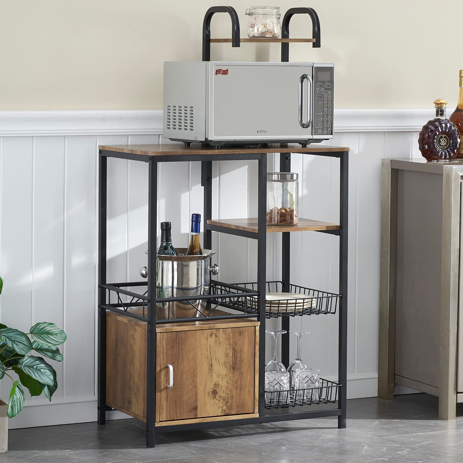 Buy HASIODXE Industiral Kitchen Baker's Rack with Storage