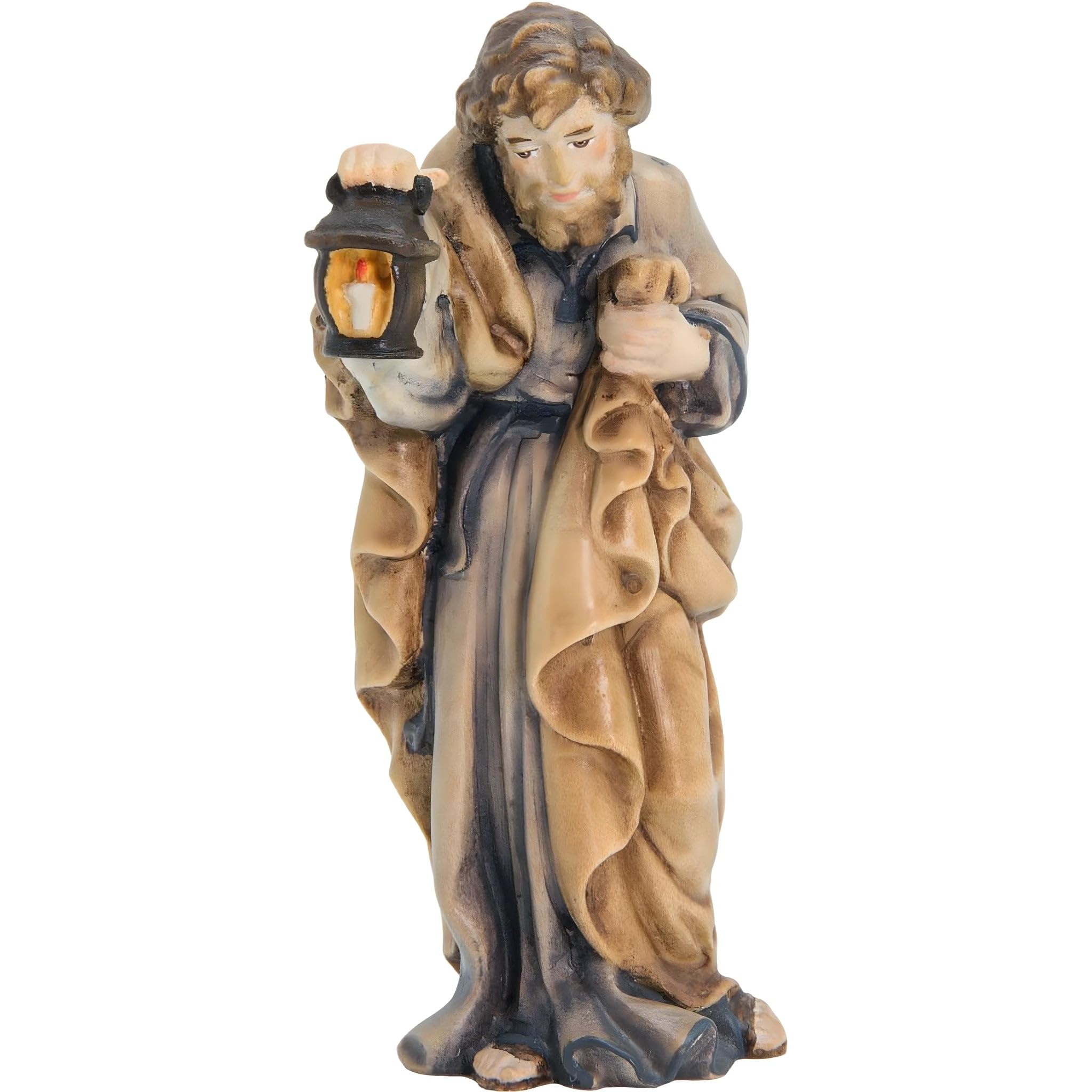 Maple Wood St Joseph Nativity Scene Statue by Dolfi