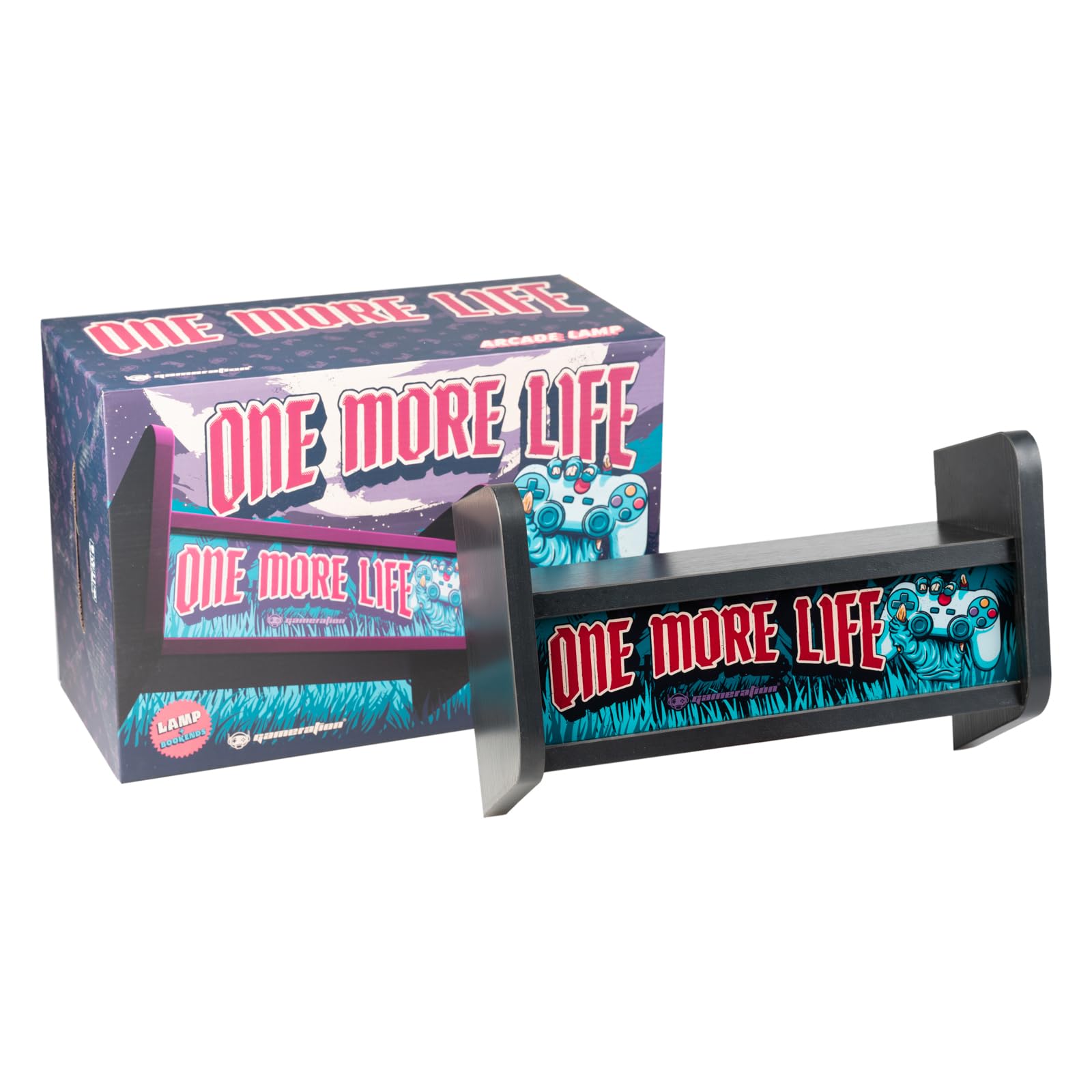 Grupo Erik USB Lamp & Shelf - Gameration | Mini Arcade Machine Wall Shelf, Wall Light USB, Mood Light | Gamer Gifts, Gaming Gifts, Gaming Setup Accessories