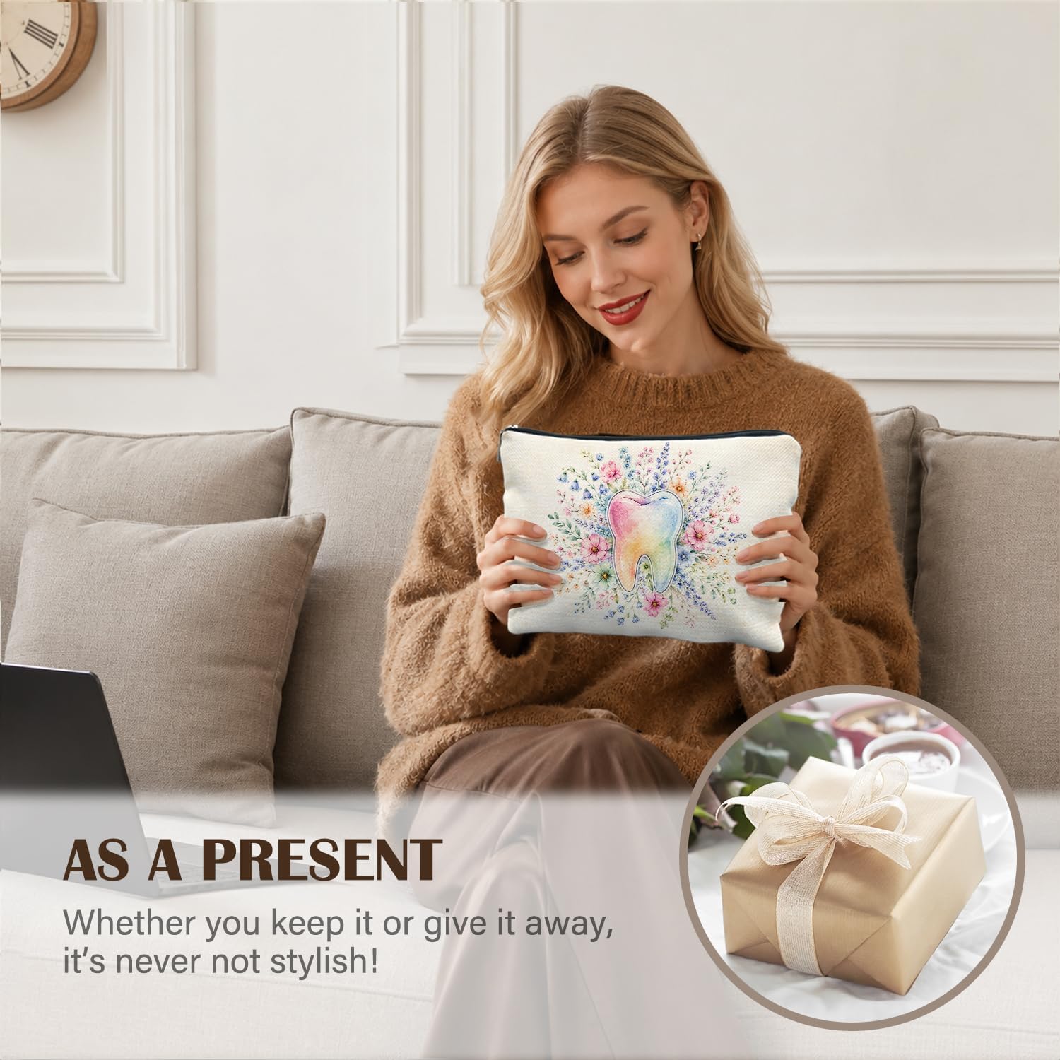 Best Dentist Gifts Makeup Bag Pouch for Women image 5