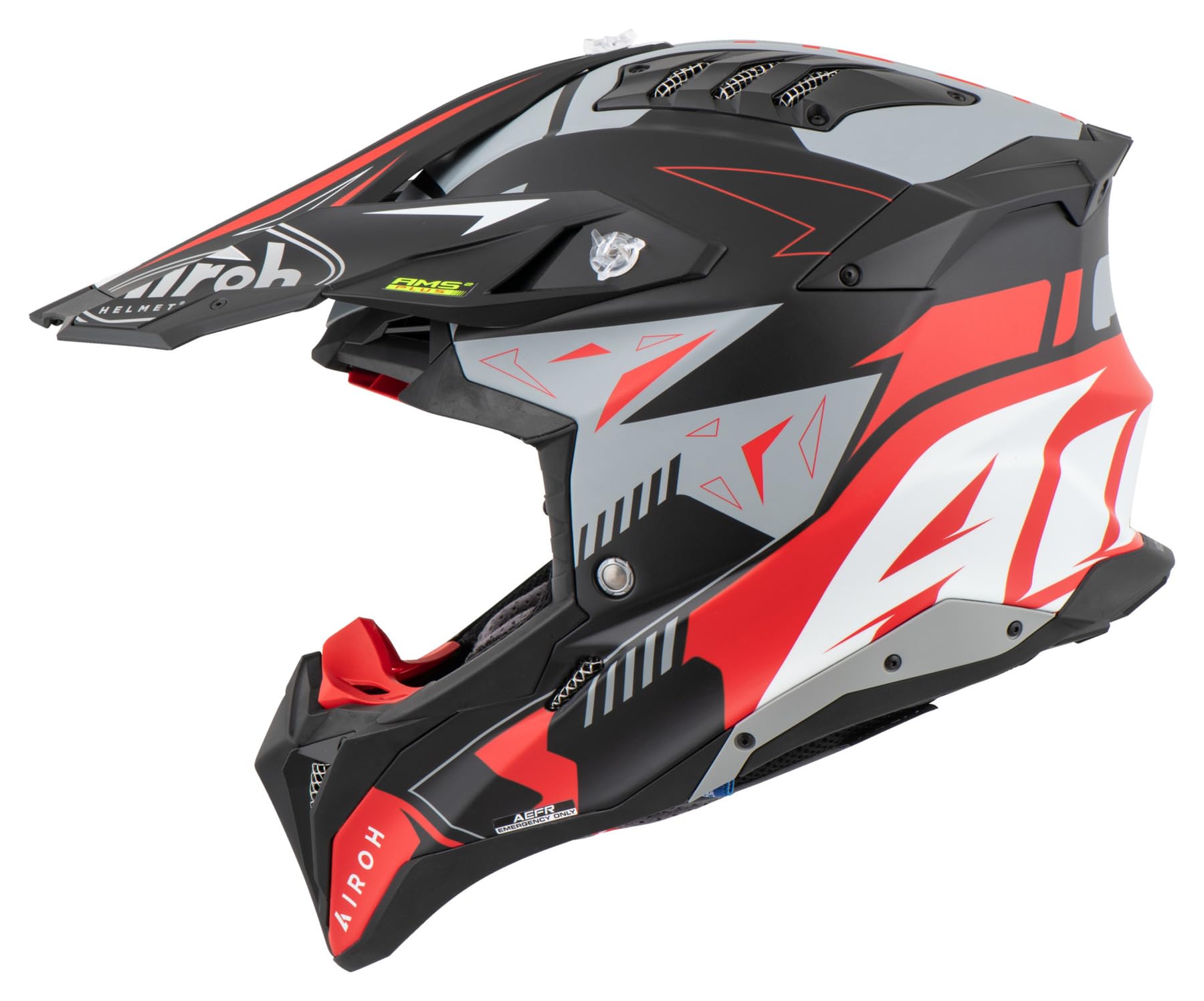 Airoh Motorcycle Helmet Aviator 3 Spin Red Matt L