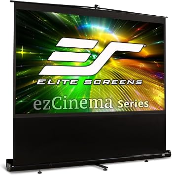 Elite Screens ezCinema Series, 120-inch 169, Manual Floor Pull Up Projection Projector Screen, Movie Home Theater Office Church 8K 4K Ultra HD 3D Ready, US-Based Company. , F120NWH