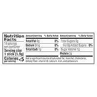 Vista 75 de 12 paquetes de 14 unidades cada uno; es decir, en total son 168 unidades de goma de mascar Trident Minty Sweet Twist sin azúcar sabor menta dulce.