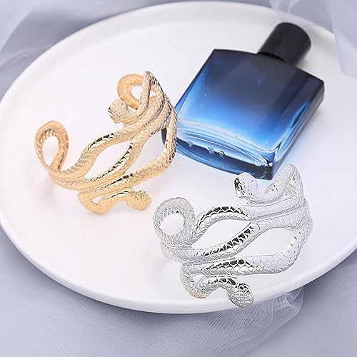 Miniatura 6 de Collar de pulsera de serpiente para mujer, pulsera de serpiente flexible, gargantilla de serpiente para fiesta de Hollween, accesorios de disfraces