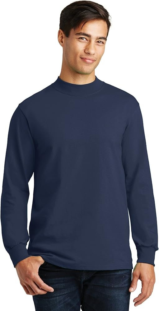 メンズウェア OVERLAP LOGO L/S MOCK NECK TEE NAVY メンズウェア OVERLAP LOGO L/S MOCK NECK TEE NAVY CLASSIC SLEEVE