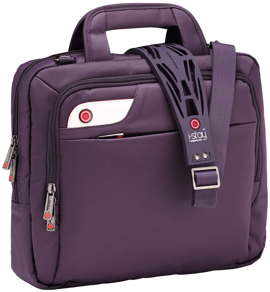 i-stay 13.3 inch Tablet/Netbook/Ultrabook Bag with Non-slip Shoulder strap - Purple