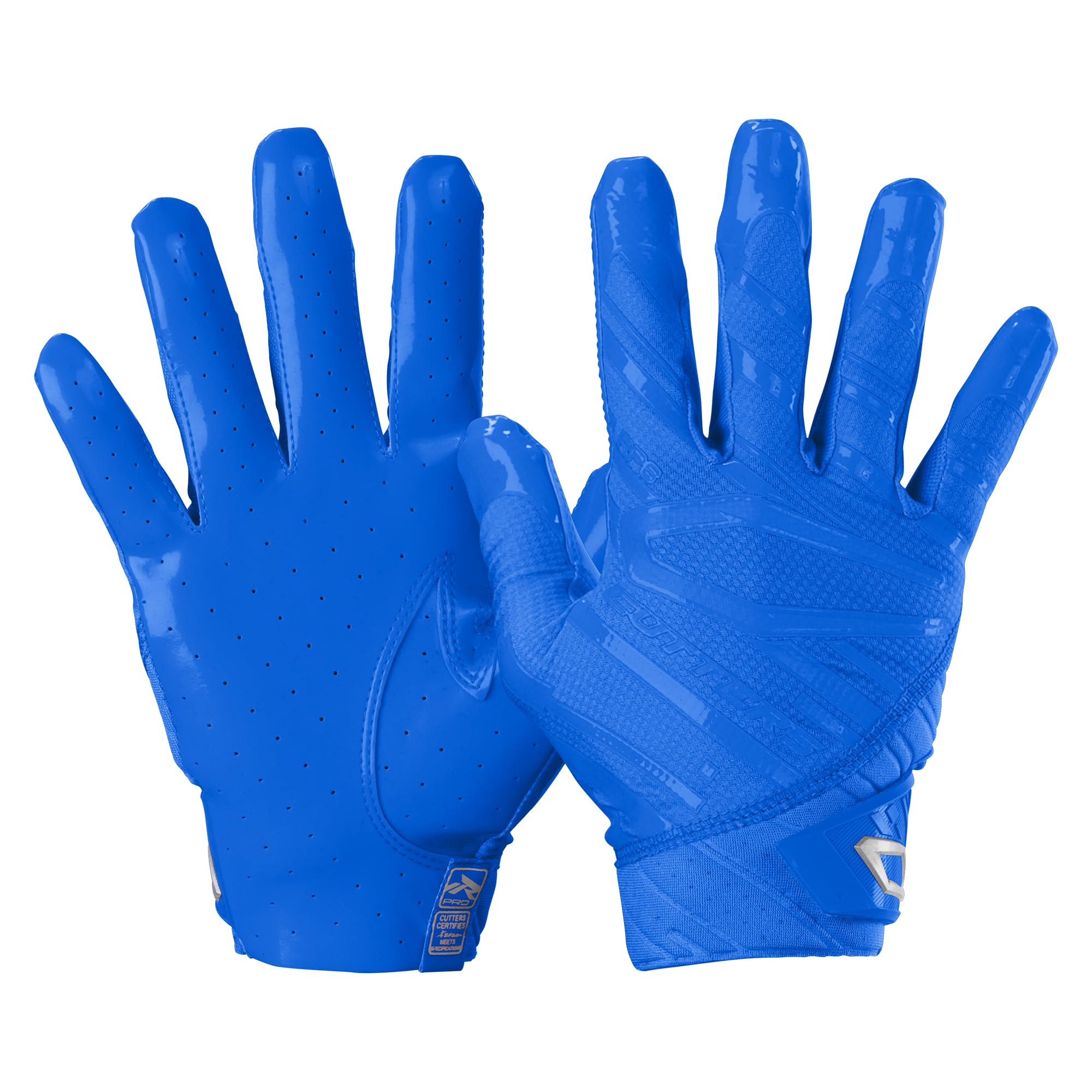 Cutters Rev Pro 6.0 Receiver Gloves, Solid Columbia, Blue, Large โ image 1