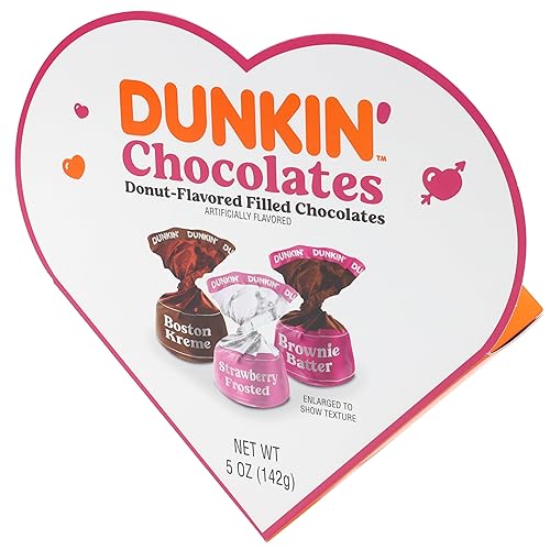 Miniatura 2 de Dunkin' Chocolates - Caja de corazón para regalo del día de San Valentín, por Frankford Candy