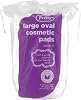 Pretty 50 large oval cotton cosmetic pads, soft and absorbent, helps to remove make-up, gentle enough to use on baby, 100 cotton