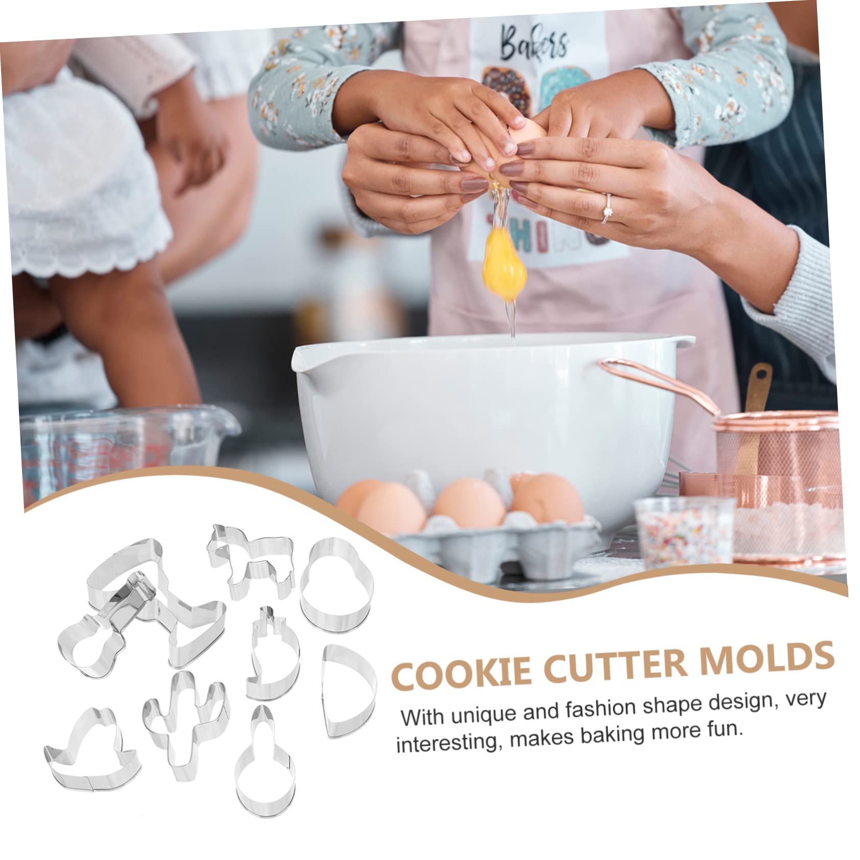 Abaodam 18pièces Emporte Biscuits Acier Inoxydable De Moules à Pâtisserie Mexicains Ustensiles De Cuisine Pour Fête Cinco De Mayo Décorations Uniques Pour Cookies Et Gâteaux