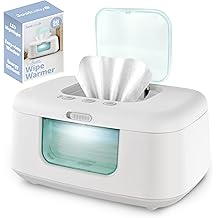 TinyBums Baby Wipe Warmer &amp; Dispenser with LED Changing Light &amp; On/Off Switch - Jool Baby