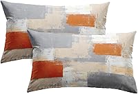 Vista 36 de Britimes Fundas de almohada modernas para decoración del hogar, 18 x 18 pulgadas, juego de 2 fundas de almohada decorativas, fundas de almohada