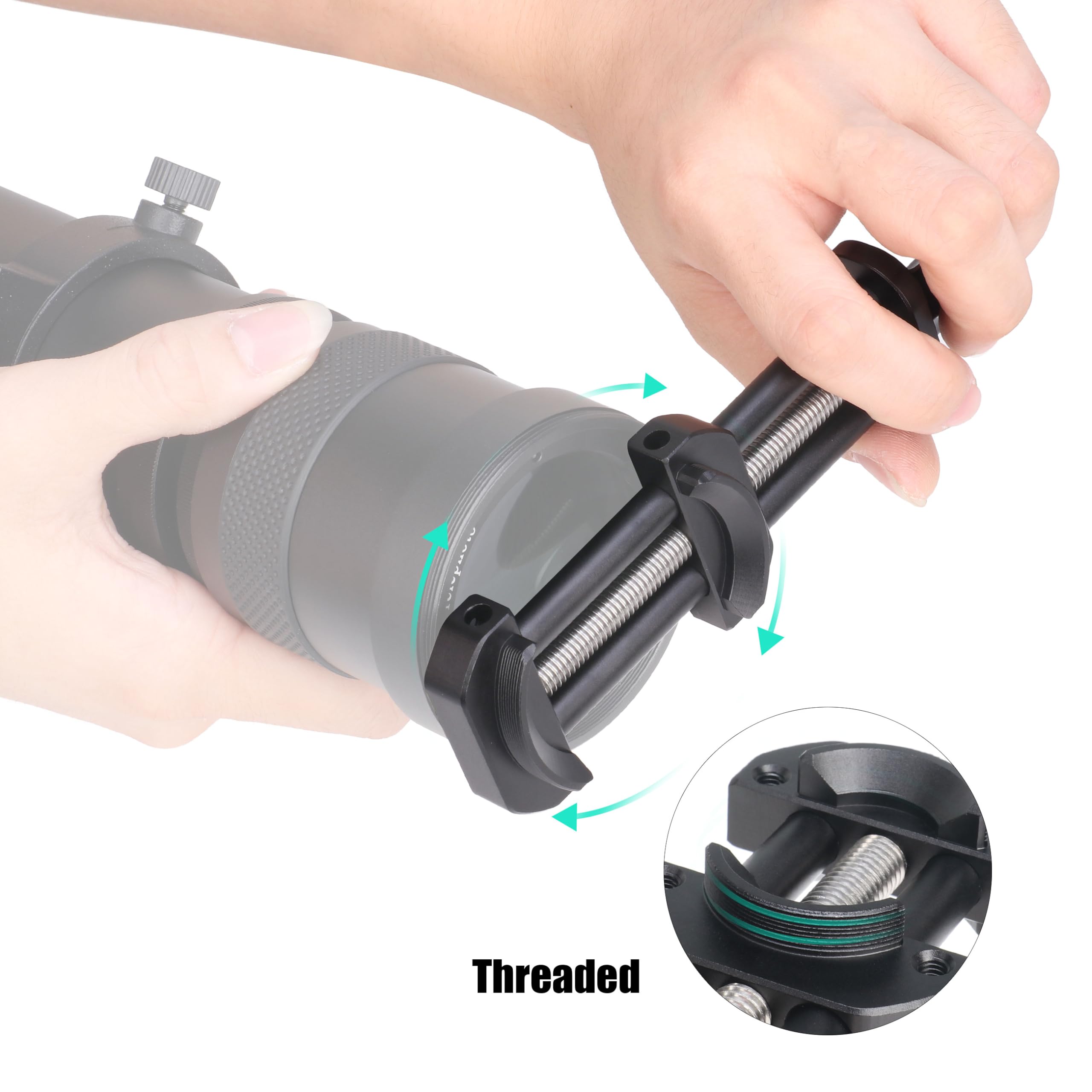 Hersmay Multi-Function Lens Repair Tool Camera Lens Vise Tool Kit Lens Filter Spanner Wrench Open Tool - Image 4