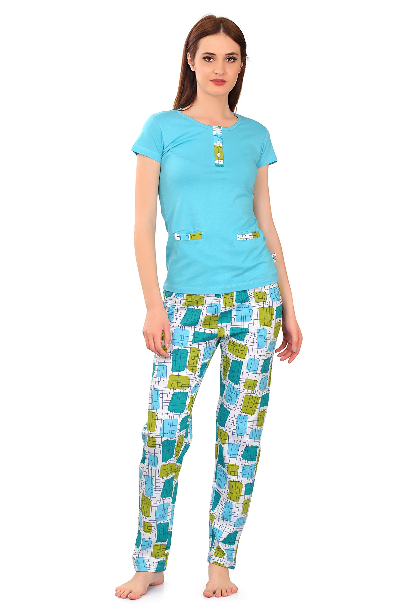 zebu Women's Night wear Set (Pack of 1 top and Bottom Set)-picture-47