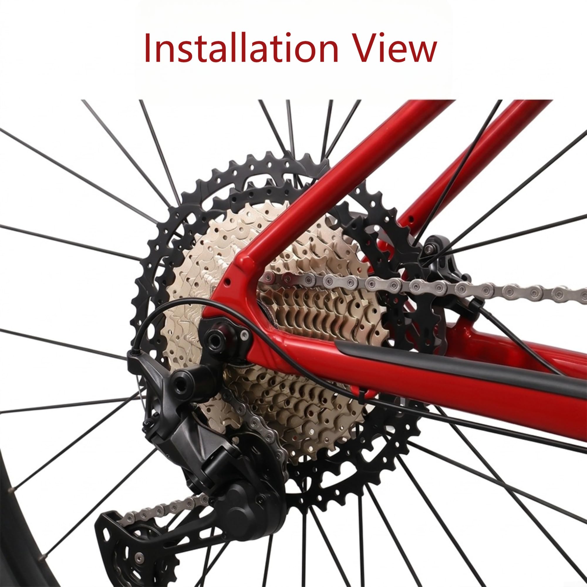 Cassette de vélo en acier 13 vitesses 11-50T pour moyeu HG 13 vitesses 11
