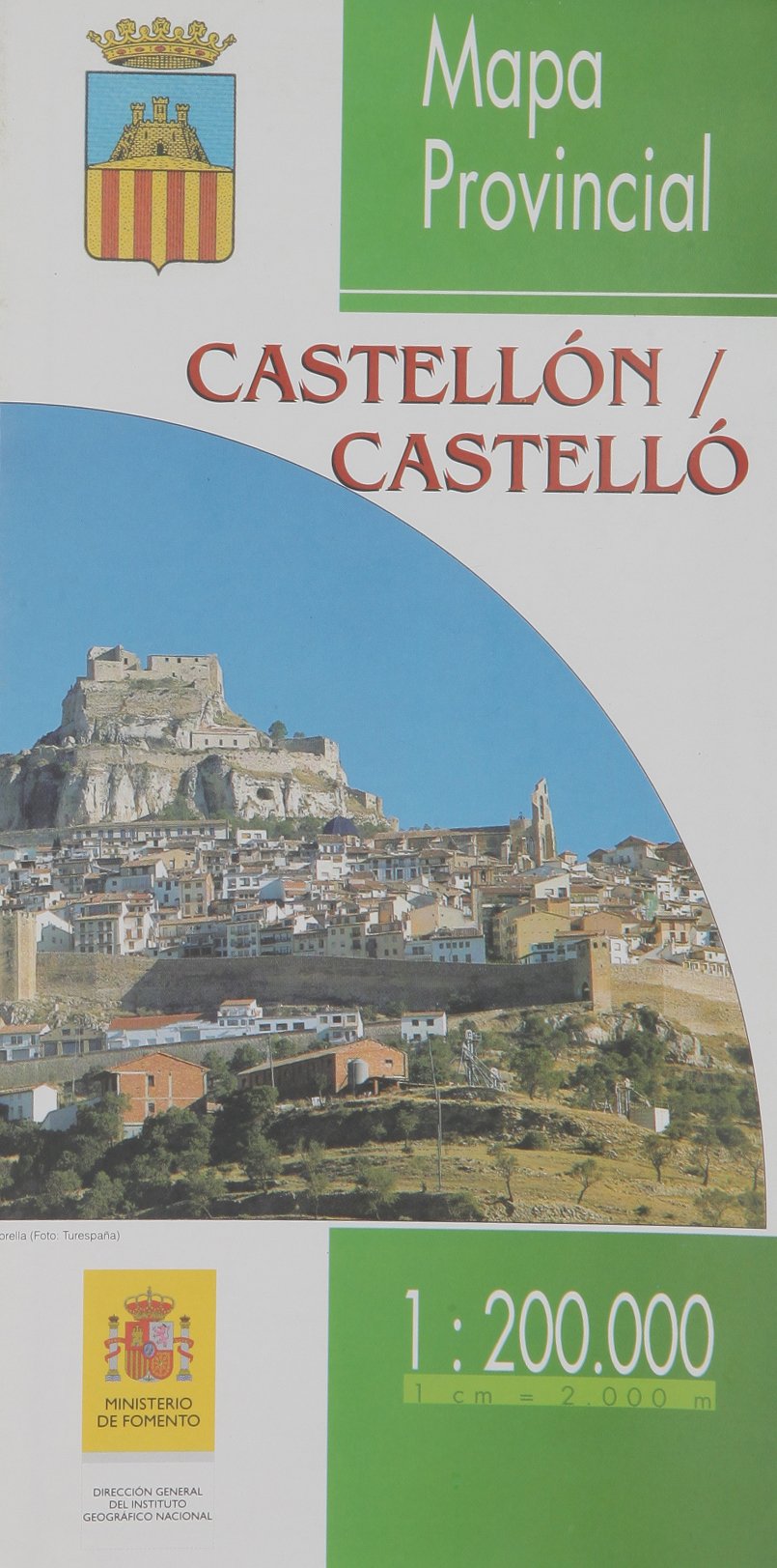 Mapa Provincial Castellon 1:200000