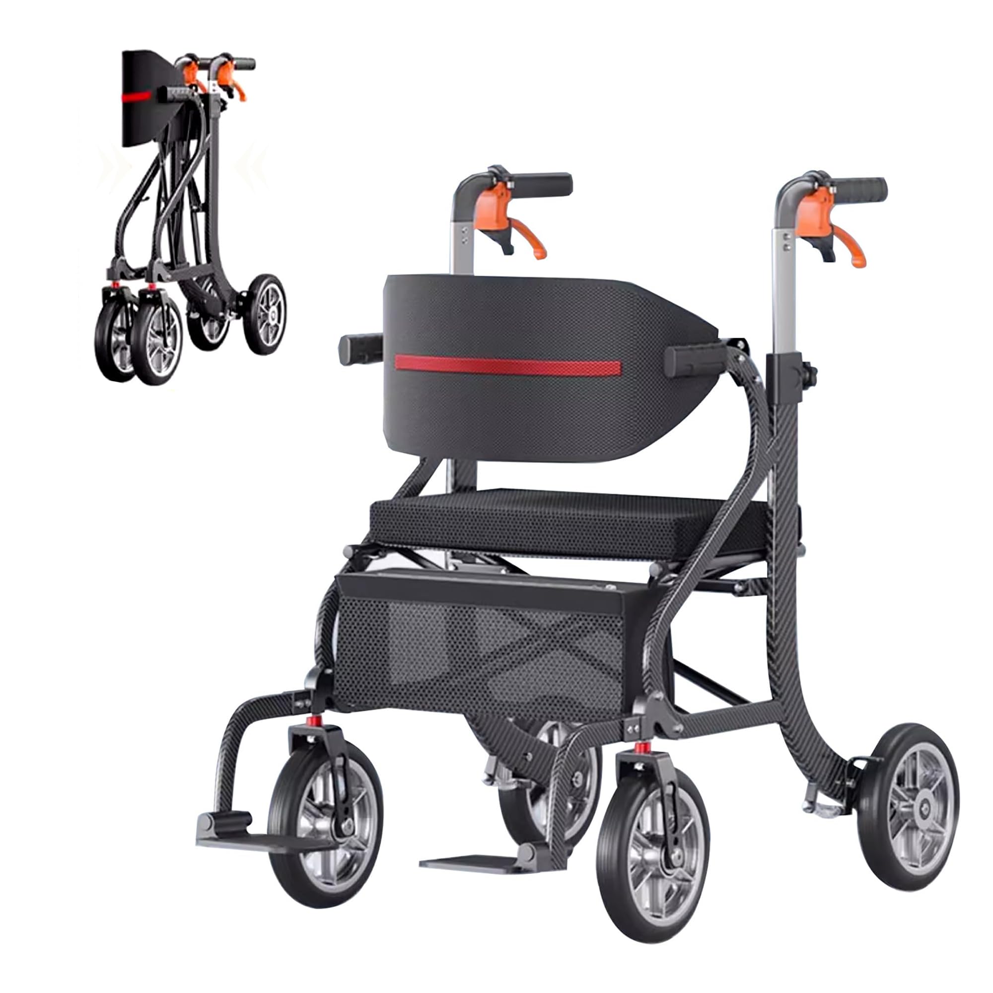 Alidge 009系列 折り畳み式 四輪歩行補助車 シルバーカー Yahoo!オークション - Alidge 009系列 折り畳み式 4輪 ブレーキ