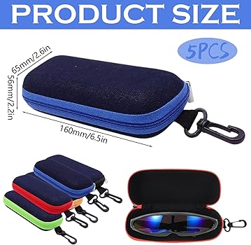 AOOEDM Bonhomme De Neige étui à Lunettes Unisexe Portable