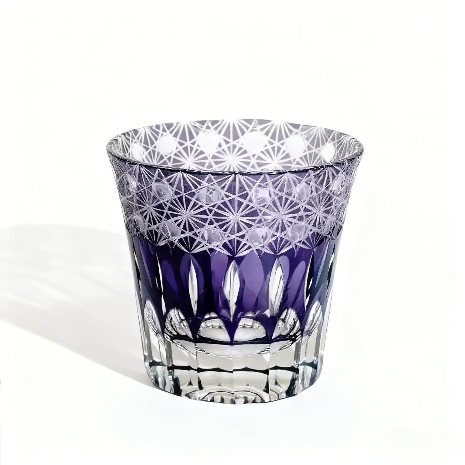 FCOVIRLEN Vaso de whisky de cristal sin plomo